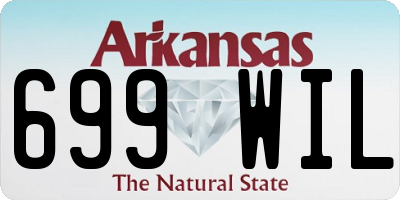AR license plate 699WIL