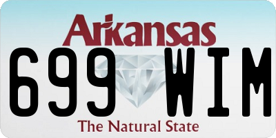 AR license plate 699WIM