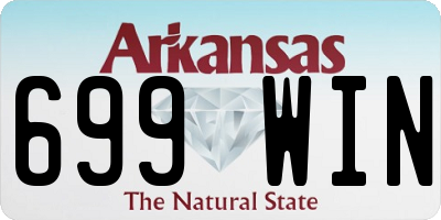 AR license plate 699WIN