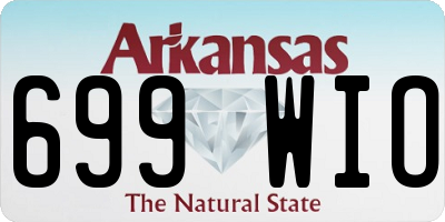 AR license plate 699WIO