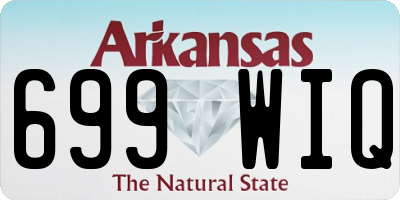 AR license plate 699WIQ