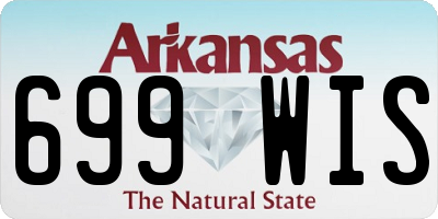 AR license plate 699WIS