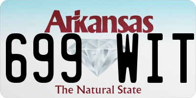 AR license plate 699WIT