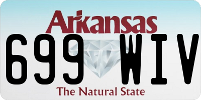 AR license plate 699WIV