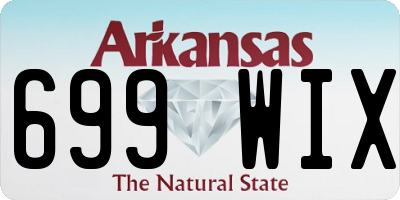 AR license plate 699WIX