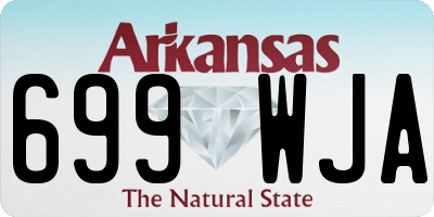 AR license plate 699WJA