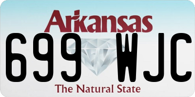 AR license plate 699WJC