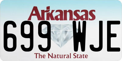 AR license plate 699WJE