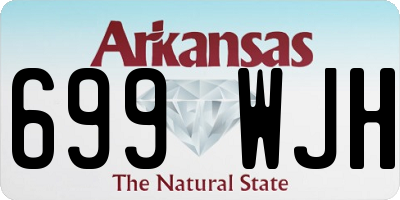 AR license plate 699WJH