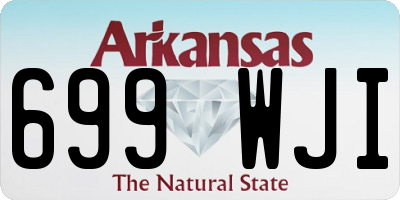 AR license plate 699WJI