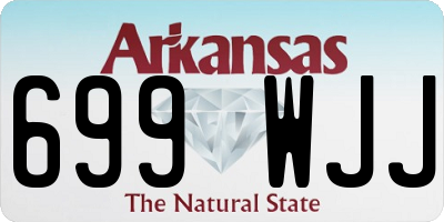 AR license plate 699WJJ