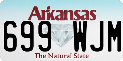 AR license plate 699WJM