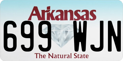 AR license plate 699WJN
