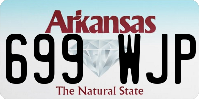 AR license plate 699WJP