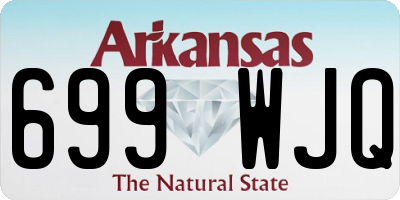AR license plate 699WJQ