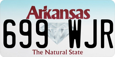 AR license plate 699WJR