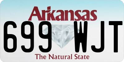 AR license plate 699WJT
