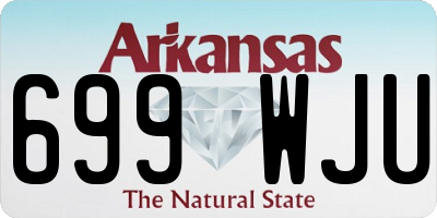AR license plate 699WJU