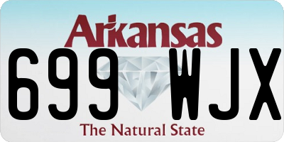 AR license plate 699WJX