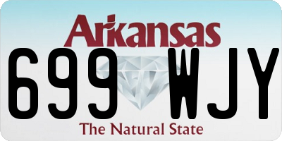 AR license plate 699WJY