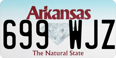 AR license plate 699WJZ
