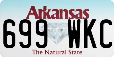 AR license plate 699WKC