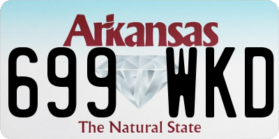 AR license plate 699WKD
