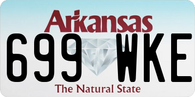 AR license plate 699WKE