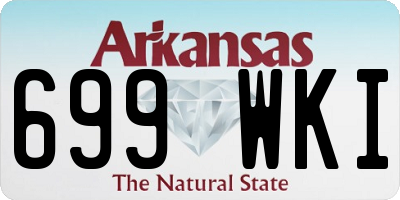 AR license plate 699WKI