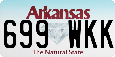 AR license plate 699WKK
