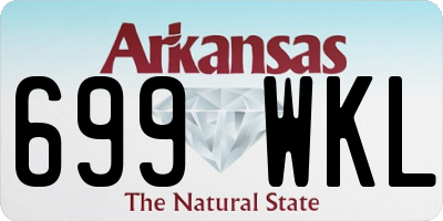 AR license plate 699WKL
