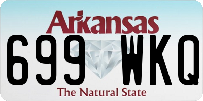 AR license plate 699WKQ