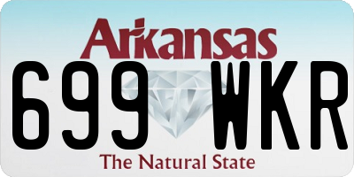 AR license plate 699WKR