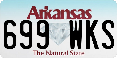 AR license plate 699WKS