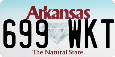 AR license plate 699WKT