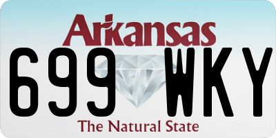 AR license plate 699WKY
