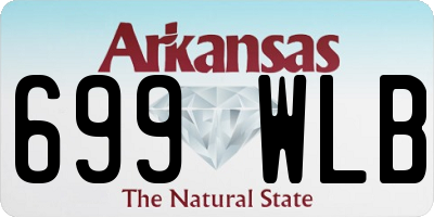 AR license plate 699WLB