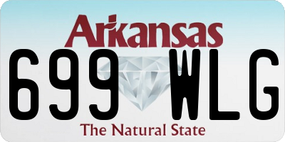 AR license plate 699WLG