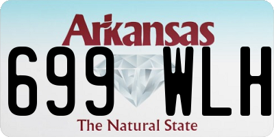 AR license plate 699WLH