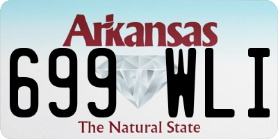 AR license plate 699WLI