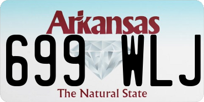 AR license plate 699WLJ