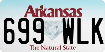 AR license plate 699WLK