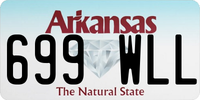 AR license plate 699WLL