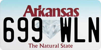 AR license plate 699WLN