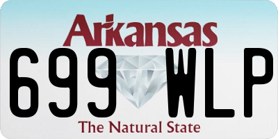 AR license plate 699WLP
