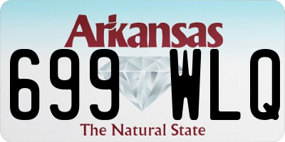 AR license plate 699WLQ