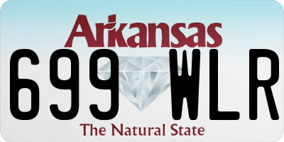 AR license plate 699WLR
