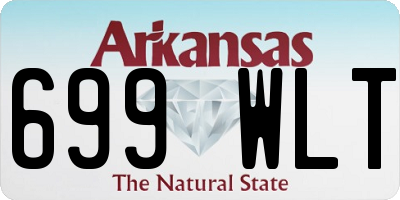 AR license plate 699WLT