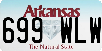 AR license plate 699WLW