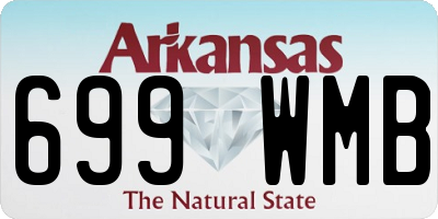 AR license plate 699WMB